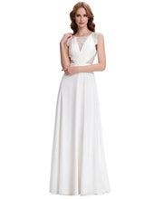 Vestido de Noiva A Line Wedding Dresses Under 50 Vintage Lace Chiffon Bridal Dresses 2017 Beach Brides Gown Long Robe de Mariage