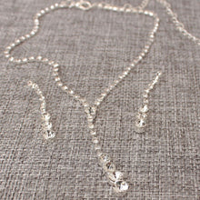 Temperamental Elegant Prom Wedding Bridal Jewelry Crystal Rhinestone Necklace Earring Sets Wedding Accessory Jewellery suit
