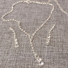 Temperamental Elegant Prom Wedding Bridal Jewelry Crystal Rhinestone Necklace Earring Sets Wedding Accessory Jewellery suit