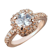 Brand Jewelry Women White Sapphire Filled Wedding Ring GD