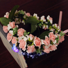 Girl Rose Flower Bridal Wreath Bridesmaid Headdress Hair Accessories