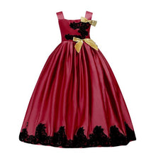 Elegant Girls Dress Kids Girl Formal Occasion Bridesmaid Xmas Party Wedding Pageant Flower Princess Dress Gown Children Clothes