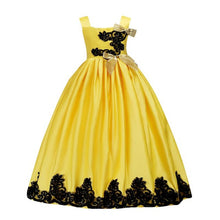 Elegant Girls Dress Kids Girl Formal Occasion Bridesmaid Xmas Party Wedding Pageant Flower Princess Dress Gown Children Clothes