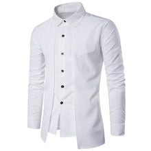2018 Autumn Spring Men's Formal Dress Shirts Long Sleeve Tuxedo Bridegroom Wedding Shirts For Men Cotton Slim Fit Shirt Social