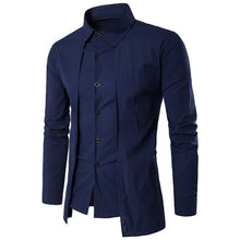 2018 Autumn Spring Men's Formal Dress Shirts Long Sleeve Tuxedo Bridegroom Wedding Shirts For Men Cotton Slim Fit Shirt Social
