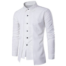2018 Autumn Spring Men's Formal Dress Shirts Long Sleeve Tuxedo Bridegroom Wedding Shirts For Men Cotton Slim Fit Shirt Social